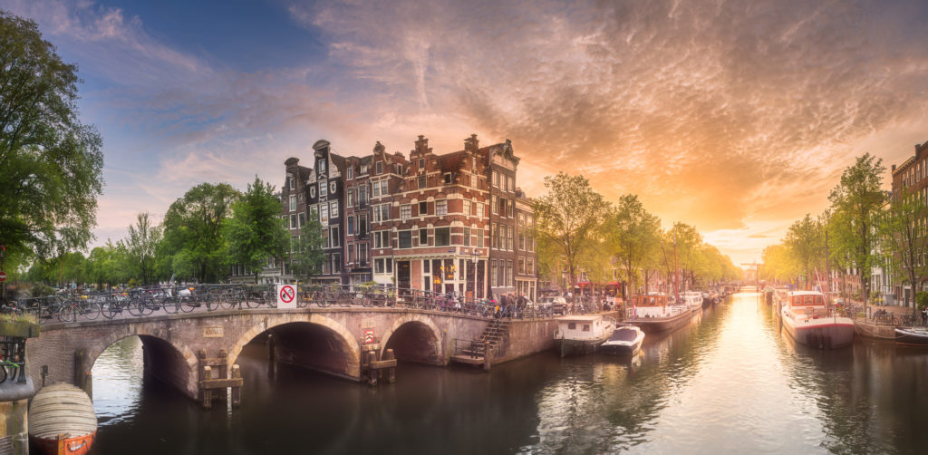 Amsterdam city sunset Wonderful City Amsterdam